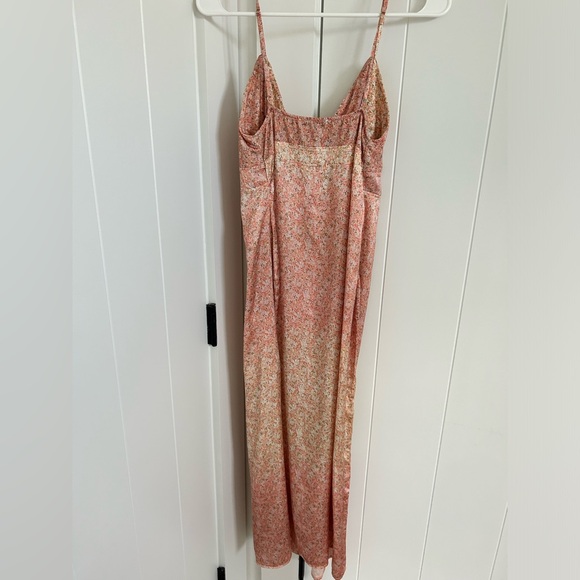 Zara floral maxi dress with buttons - Picture 3 of 3
